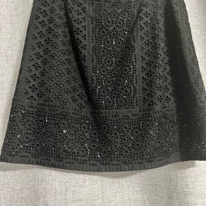 Elegant Black Lace Skirt